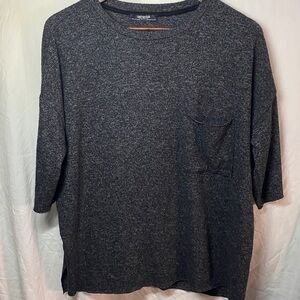 Zara Dark Gray Knit Top